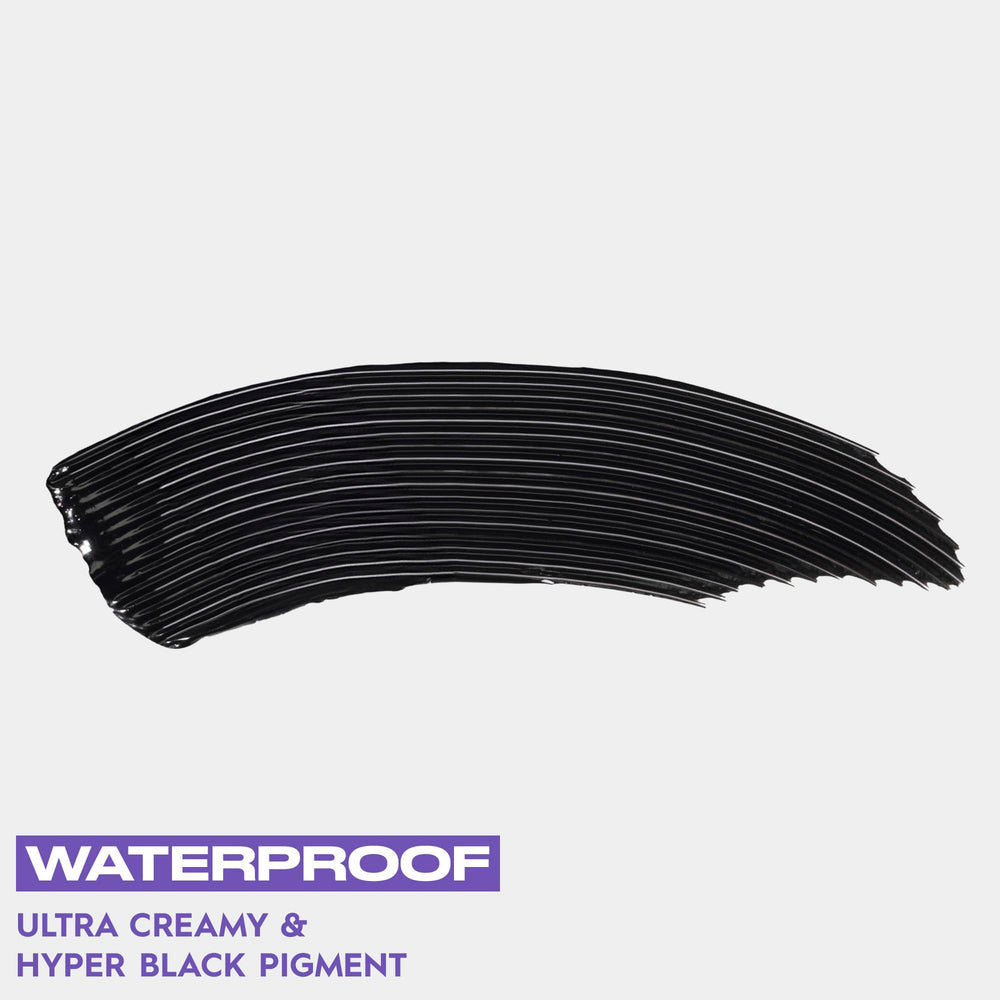 Urban Decay Perversion waterproof swatch illustrating smudge-resistant finish.