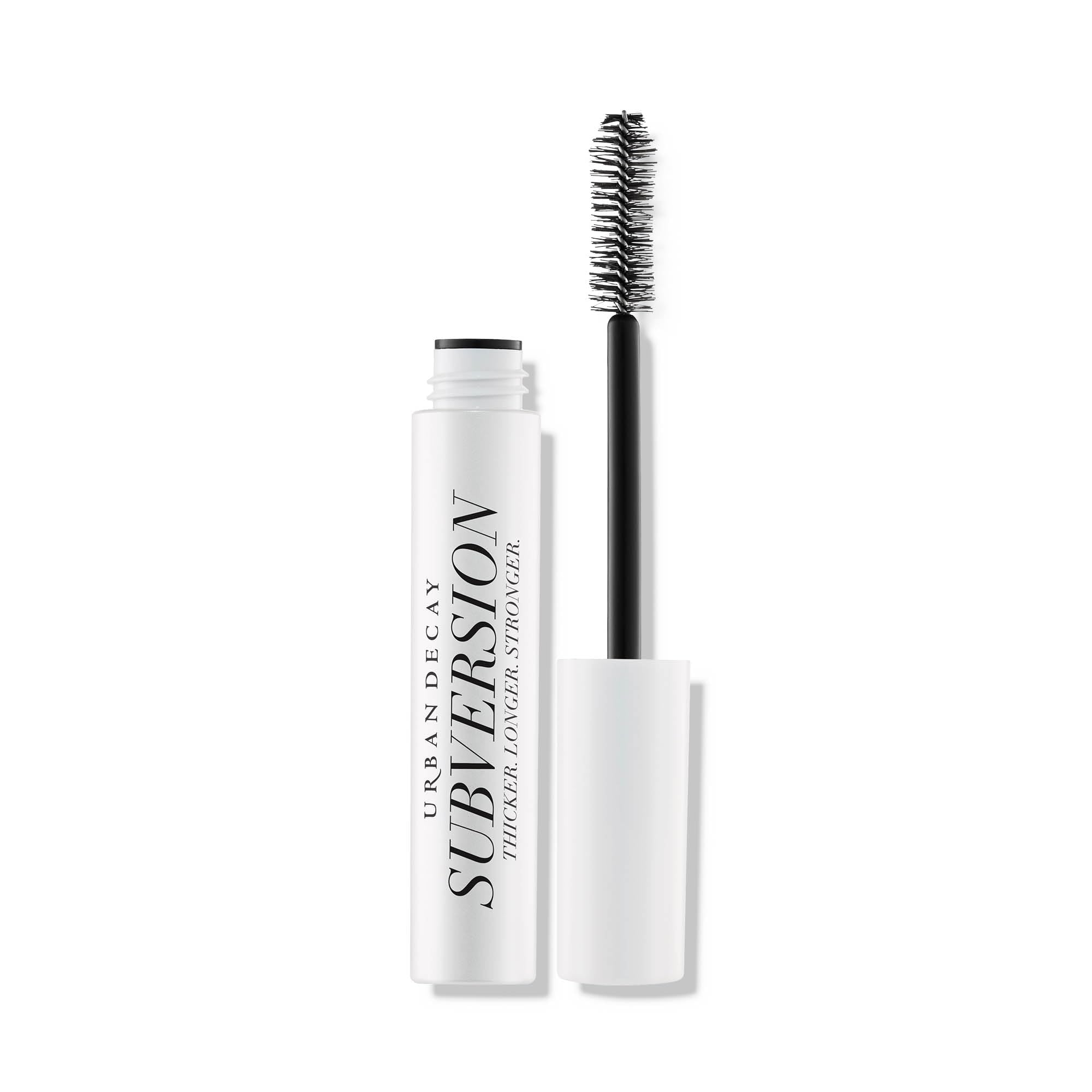 Urban Decay Subversion lash primer bottle close-up for lash conditioning and prep.