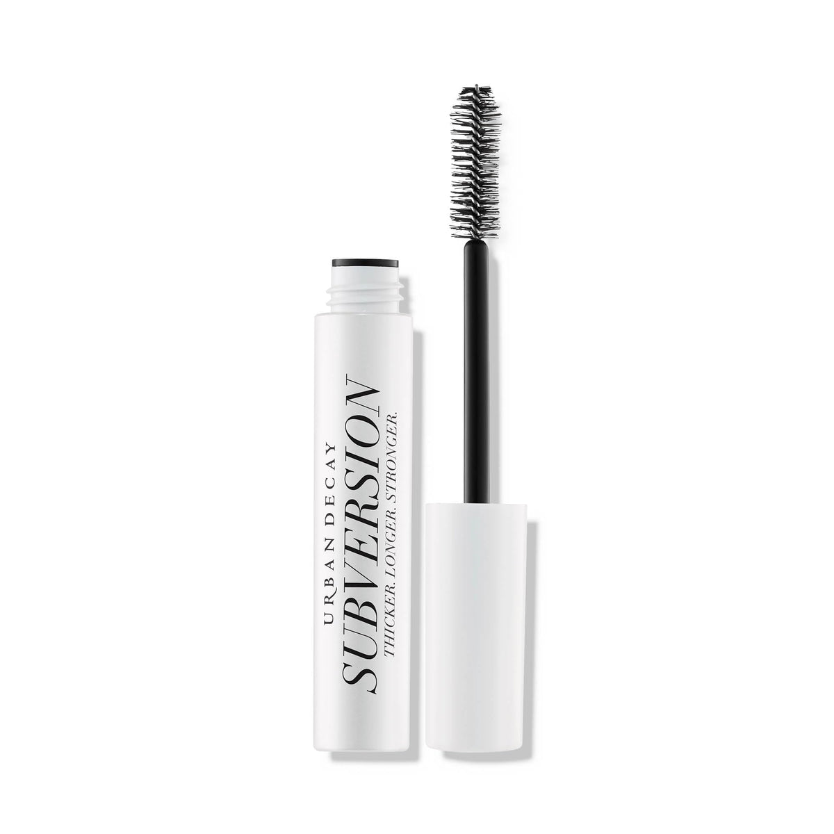 Urban Decay Subversion lash primer bottle close-up for lash conditioning and prep.