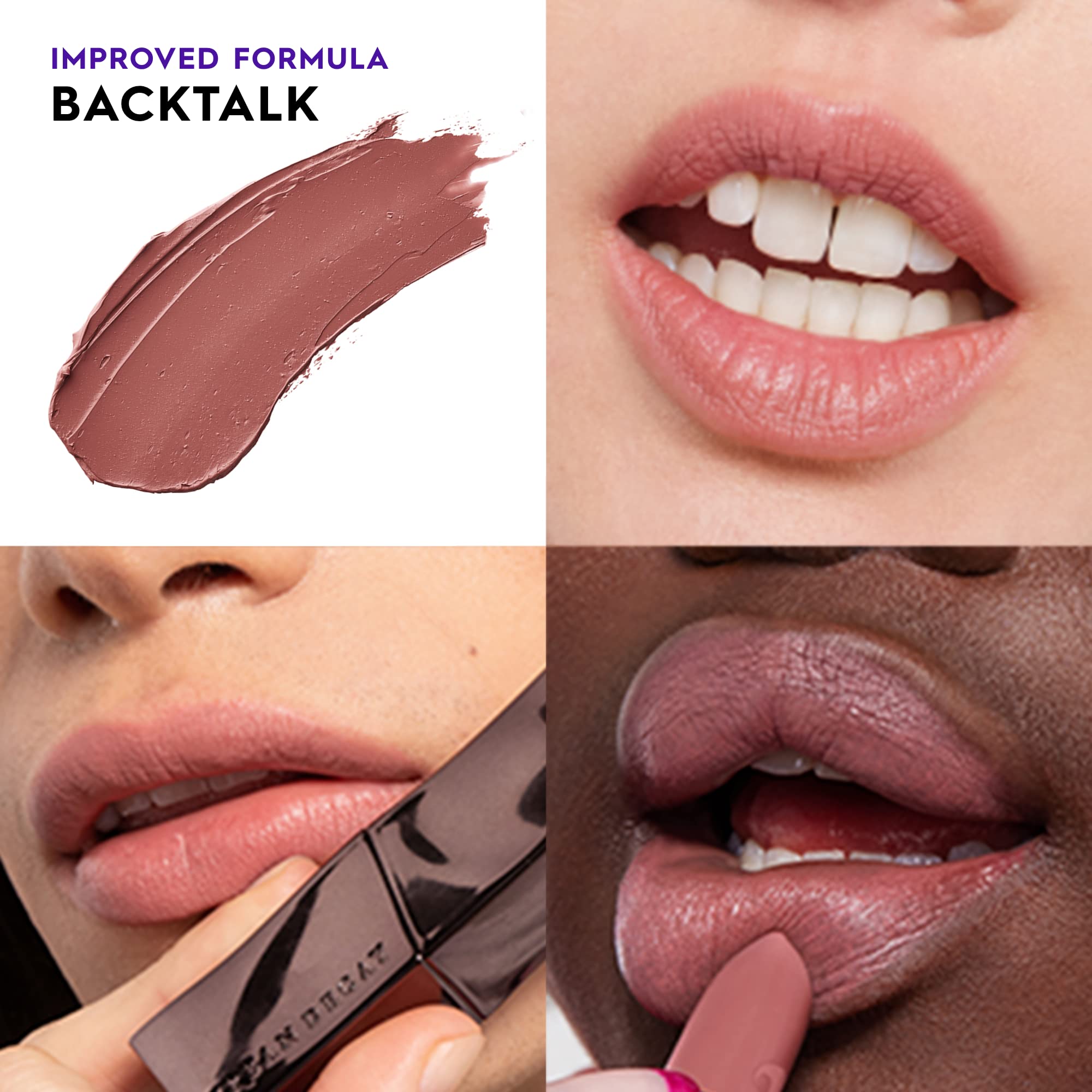 URBAN DECAY Vice Hydrating Lipstick textura cremosa para una aplicación suave.