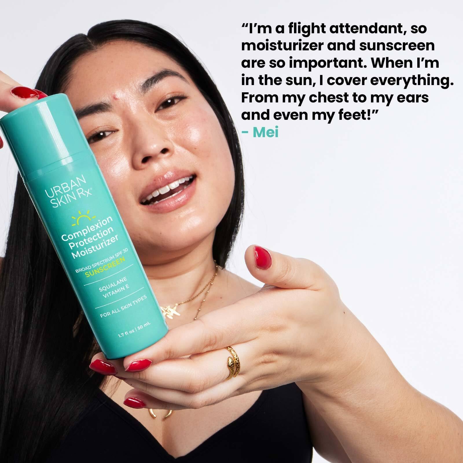 Urban Skin Rx sensación sedosa: crema no grasa que se siente ligera