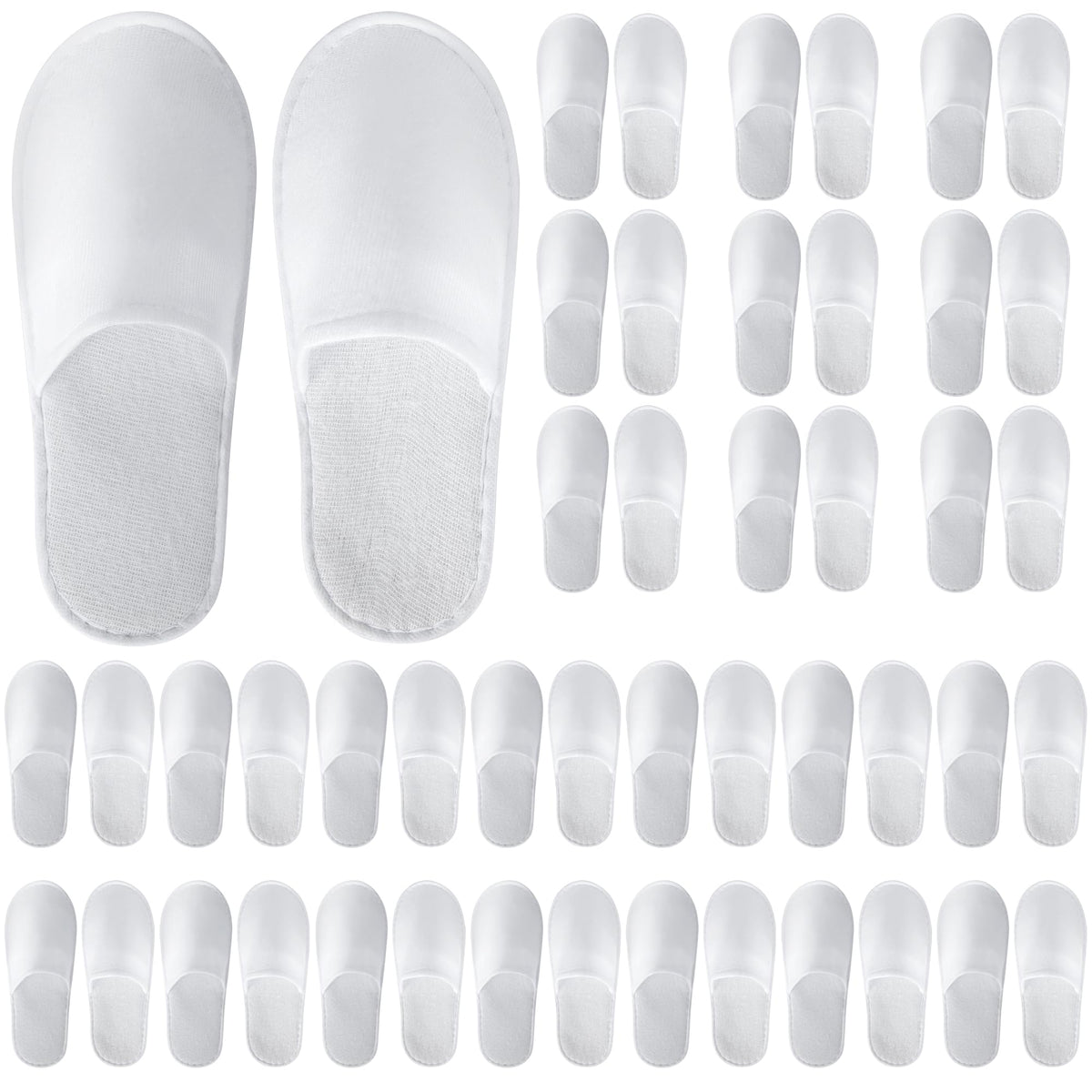 UrbanRoots disposable slippers, individually packaged for pristine hotel guests and easy travel.