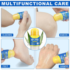 Urea60 moisture-boost closeup shows softer skin for regular use.