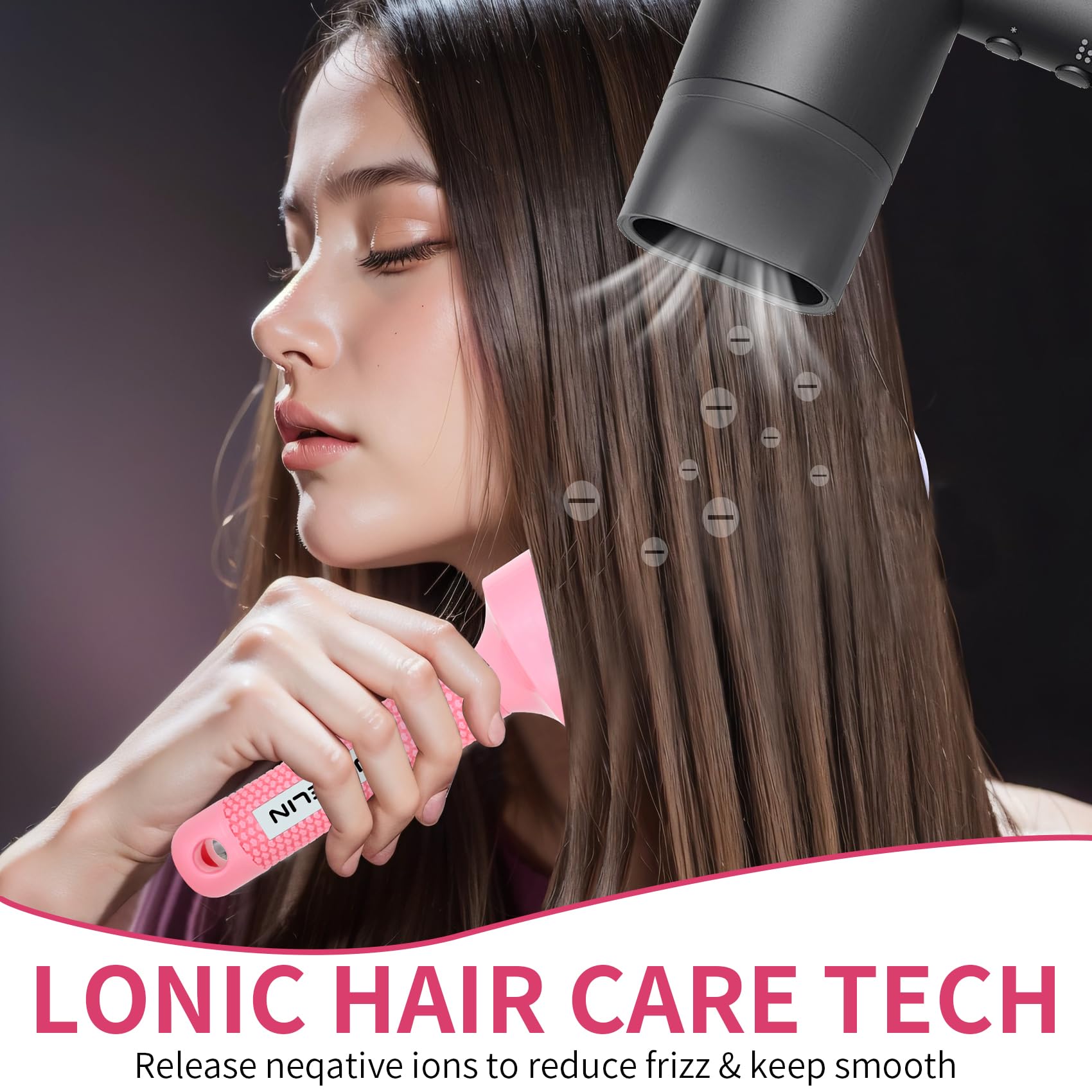 UREELIN Round Brush seamless head to minimize snagging during use.