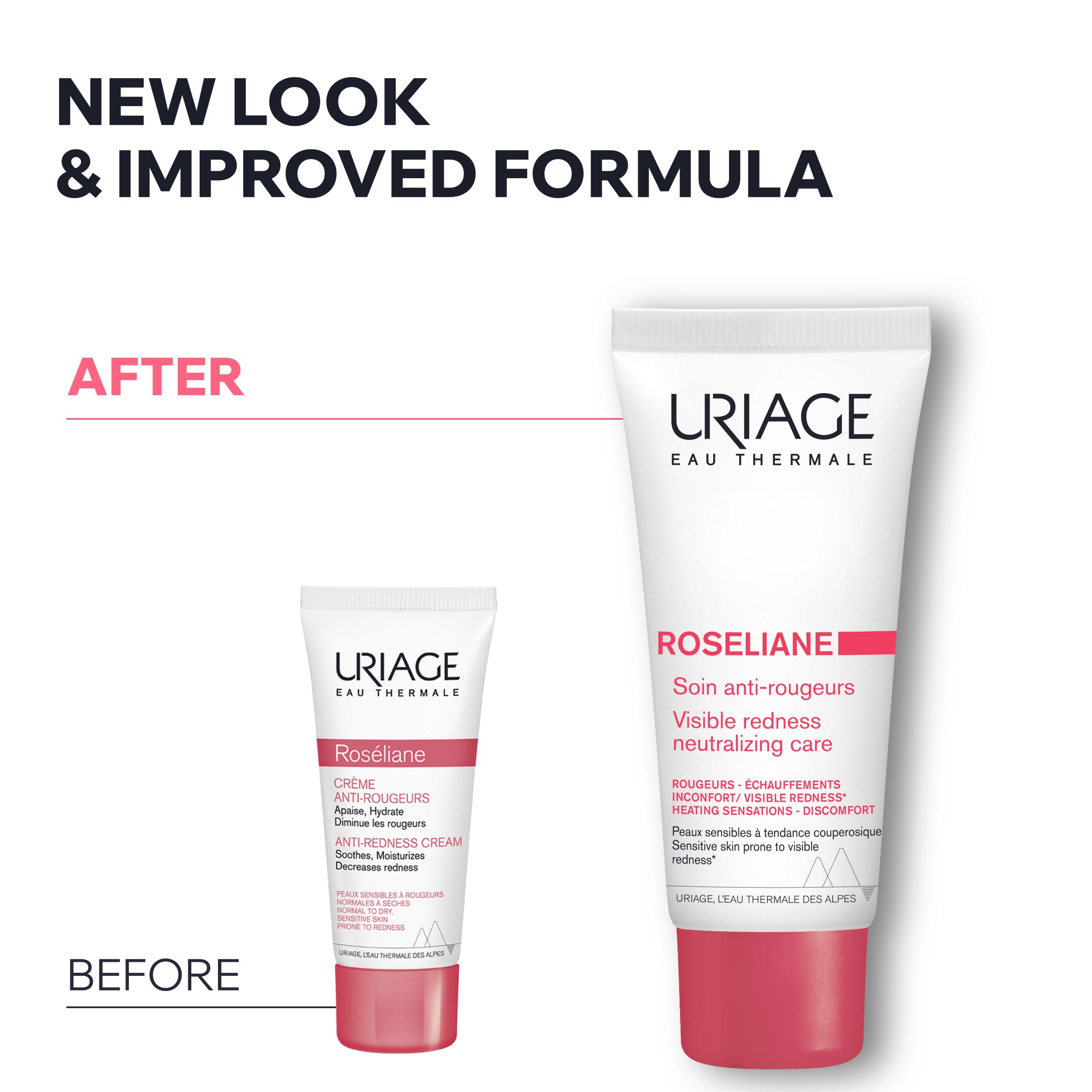 Uriage Roséliane non-comedogenic formula suitable for redness-prone, sensitive skin.