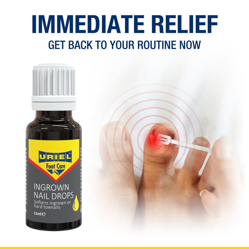 URIEL hangnail care application demonstrates step-by-step relief in daily nail maintenance.