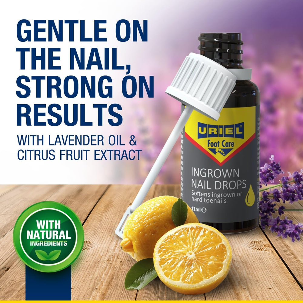 URIEL softened nail texture closeup reveals gentle prep for painless removal.