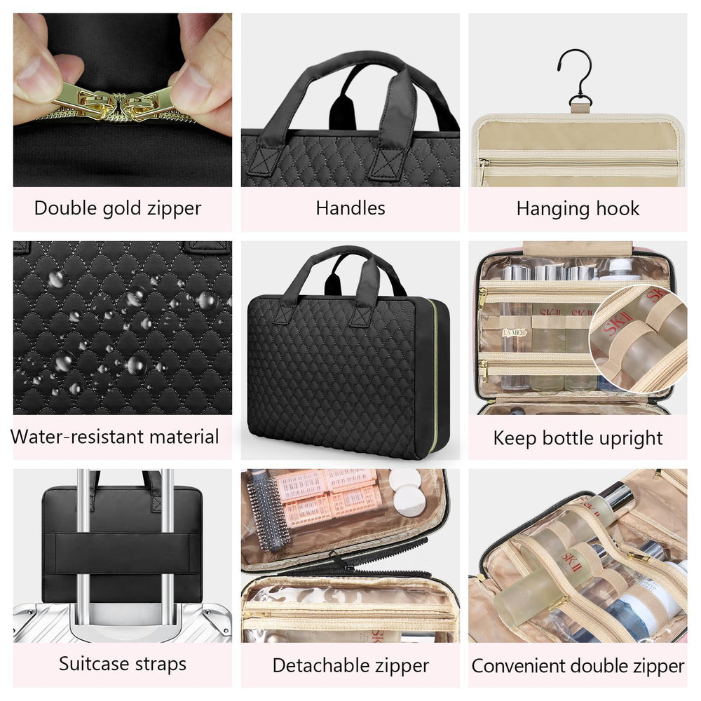 Urophylla bag with a gold zipper for smooth opening on the go.