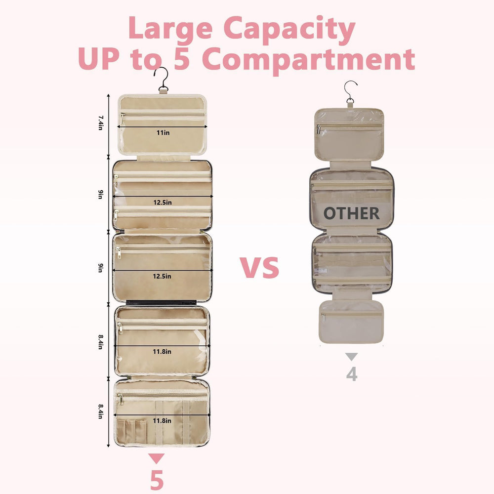 Urophylla bag features suitcase strap to save space on luggage.