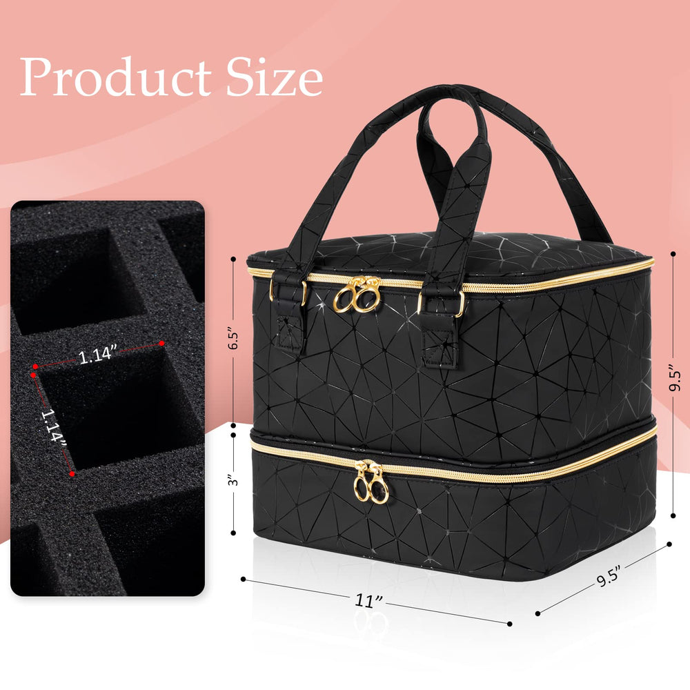 Uross sturdy side handles make carrying easy for travel.