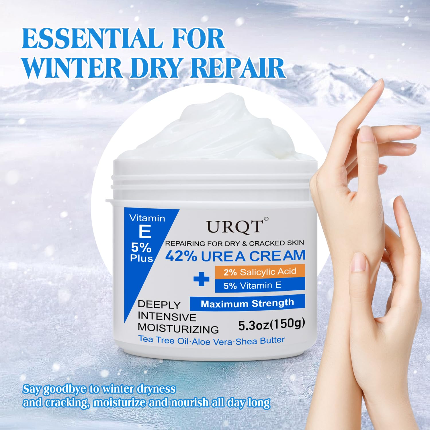 URQT crema urea 42 envase práctico de uso diario