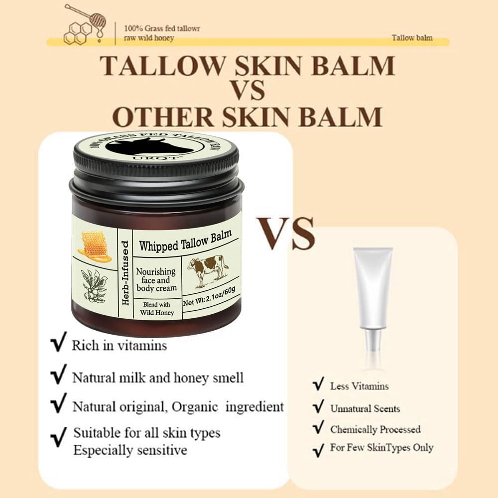 URQT organic balm packaging conveys premium quality and natural care.