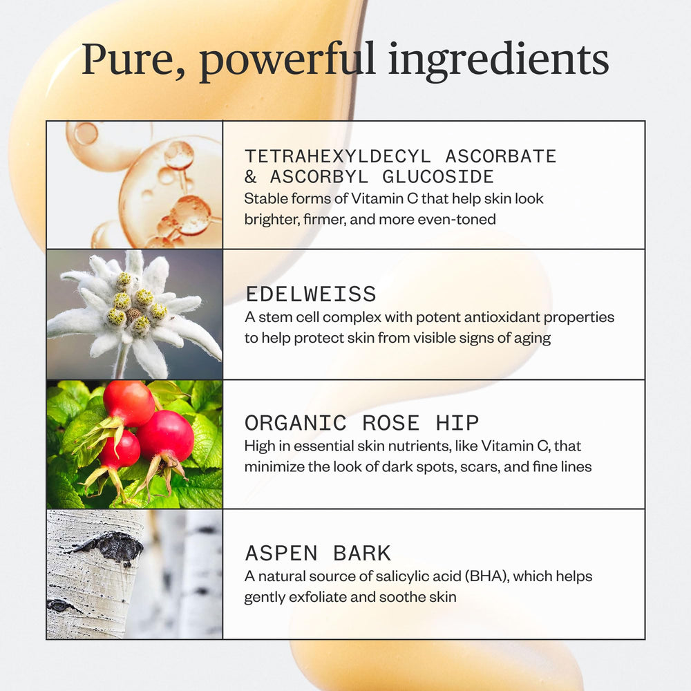 Ursa Major Brighten Up Serum texture is velvety and smooth on skin