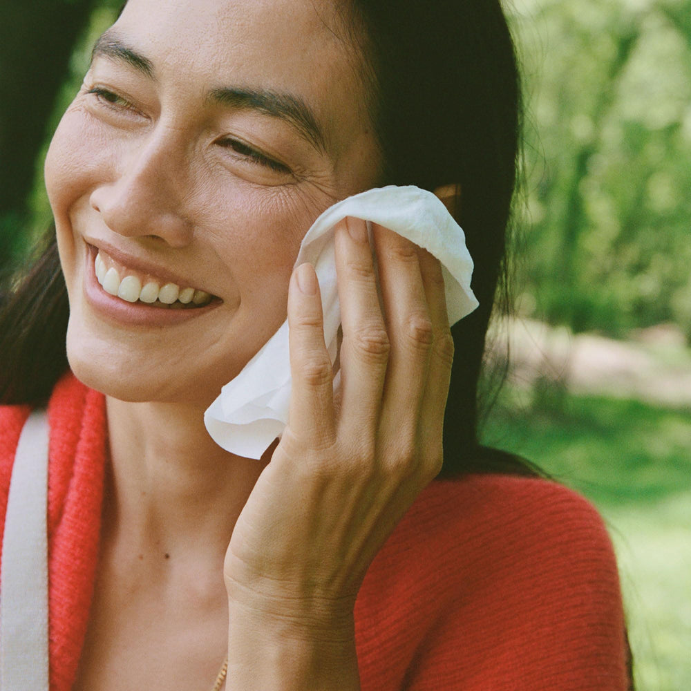 Ursa Major wipes are fragrance-free and cruelty-free for sensitive skin.