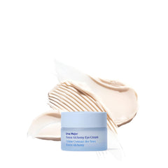 Ursa Major Forest Alchemy Eye Cream tube-cap shows sleek packaging for quick nightly use.
