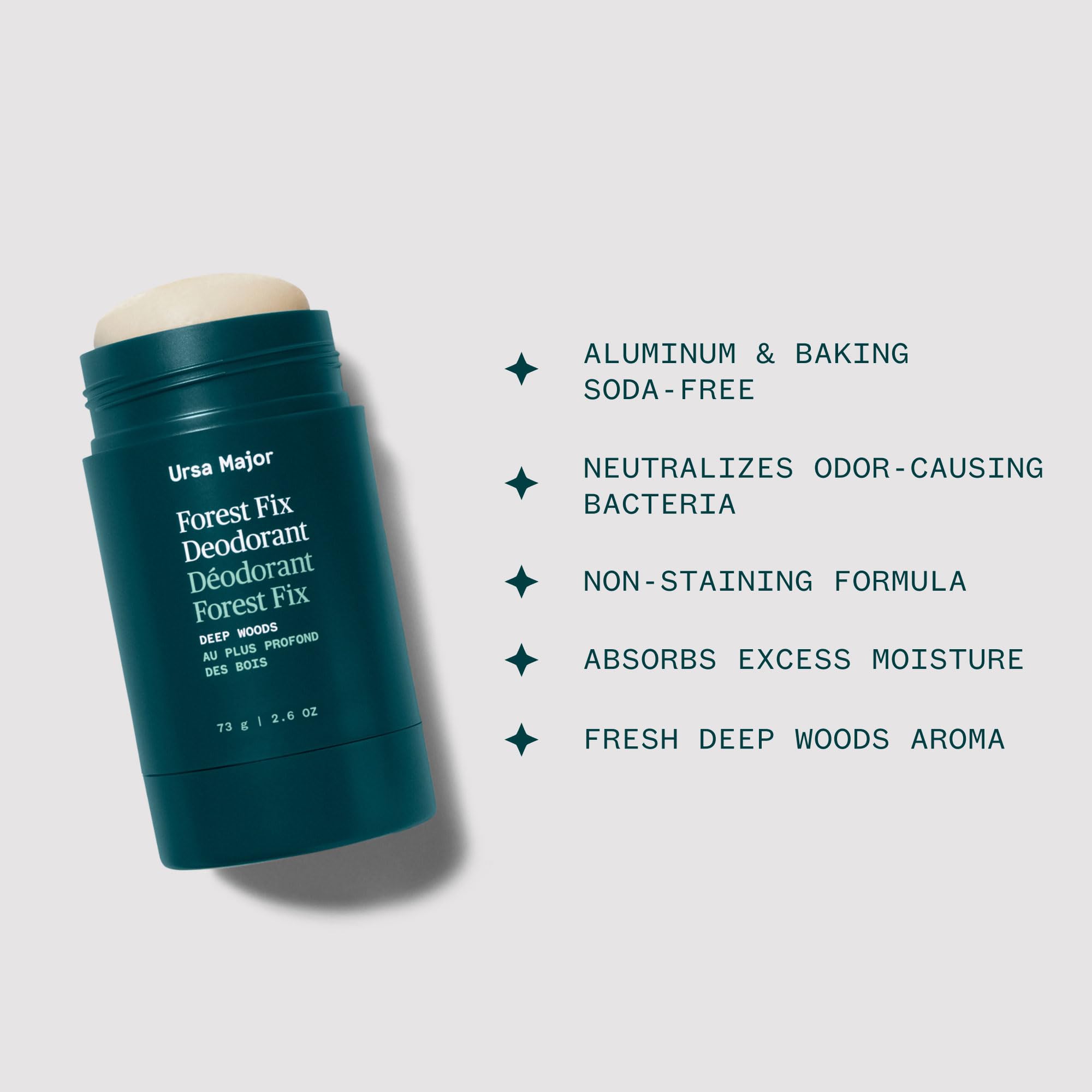 Ursa Major Forest Fix, aroma amaderado y cítrico para sensación fresca.