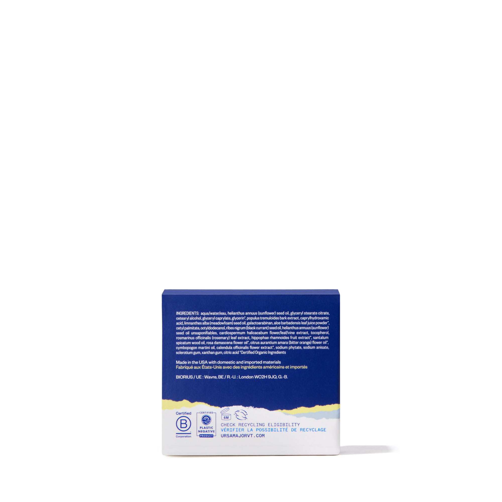 Ursa Major Golden Hour packaging front view emphasizes premium eco-conscious design.