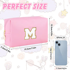 URSKYTOUS travel makeup bag lightweight design fits easily in luggage.
