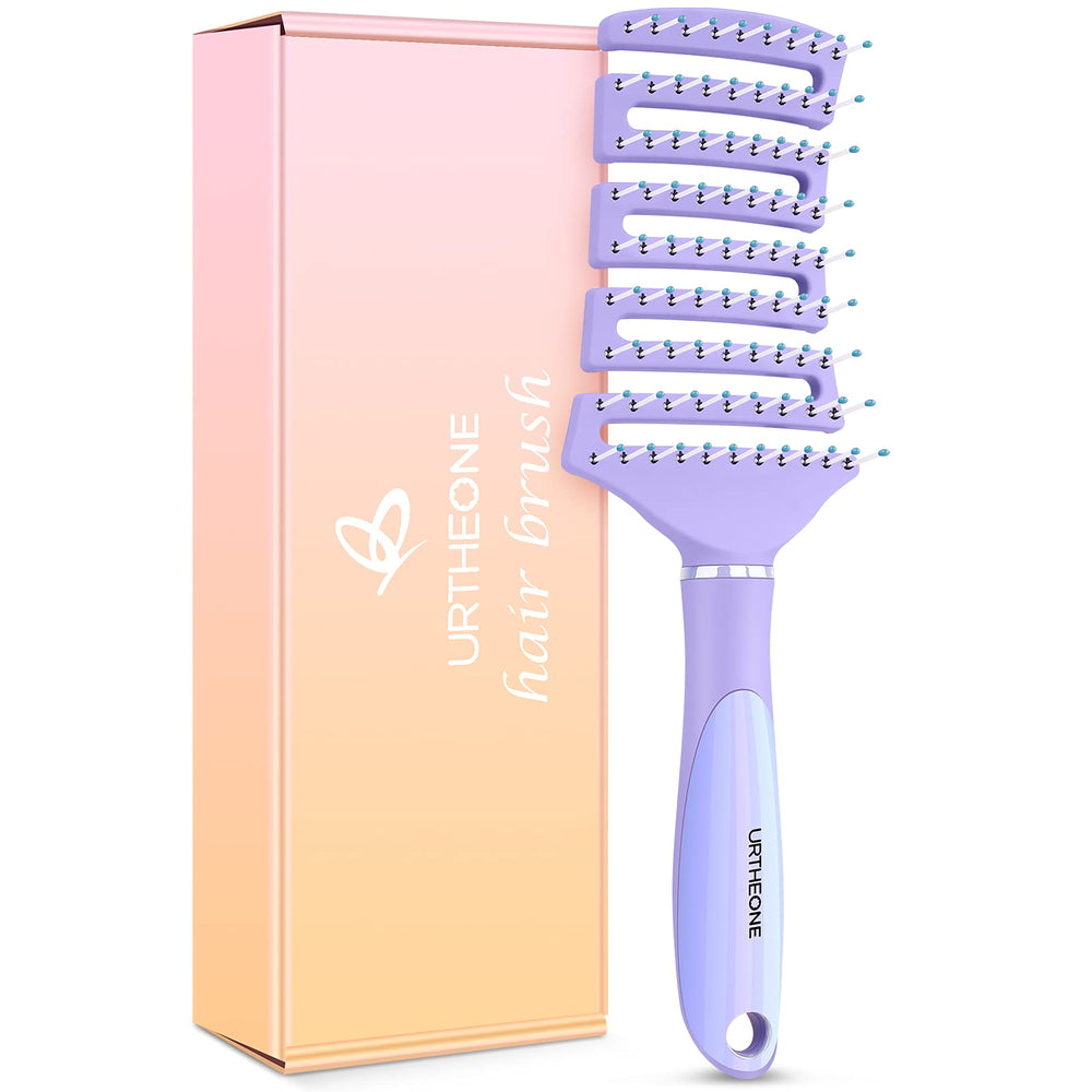 URTHEONE curved vented detangler brush easing detangling with improved air flow