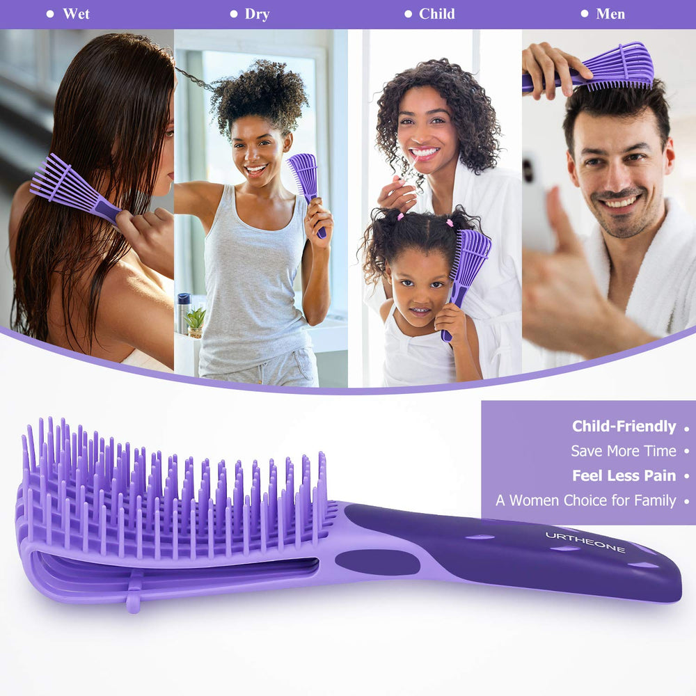 URTHEONE detangling brush pack includes comb and gift box.