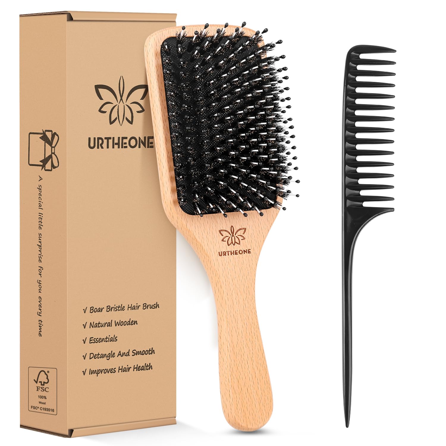 URTHEONE gift-ready brush ideal for holidays or birthdays.