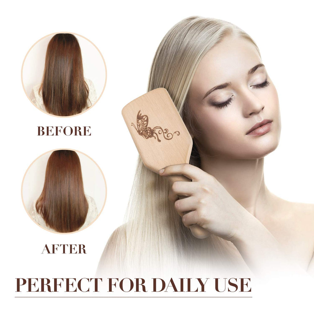 URTHEONE mini travel brush ideal for on-the-go styling and touch-ups.