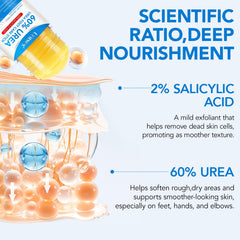 Uruses Urea foot care stick application is easy and mess-free