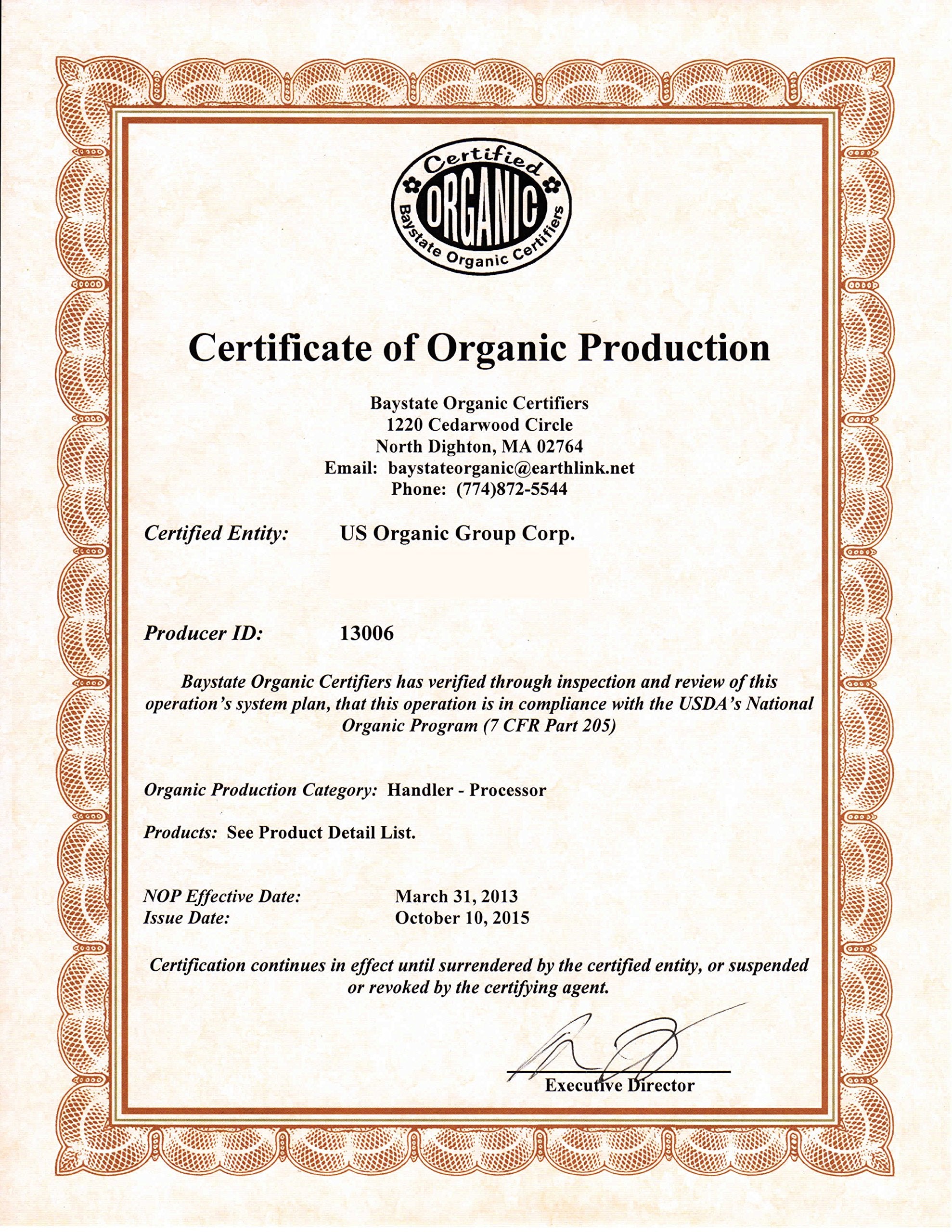 Horn of Africa origin label on US Organic Commiphora myrrha resin bottle