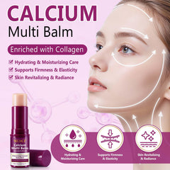 USBSREGARDS Calcium Multi Balm Stick near eyes, gentle area hydration.