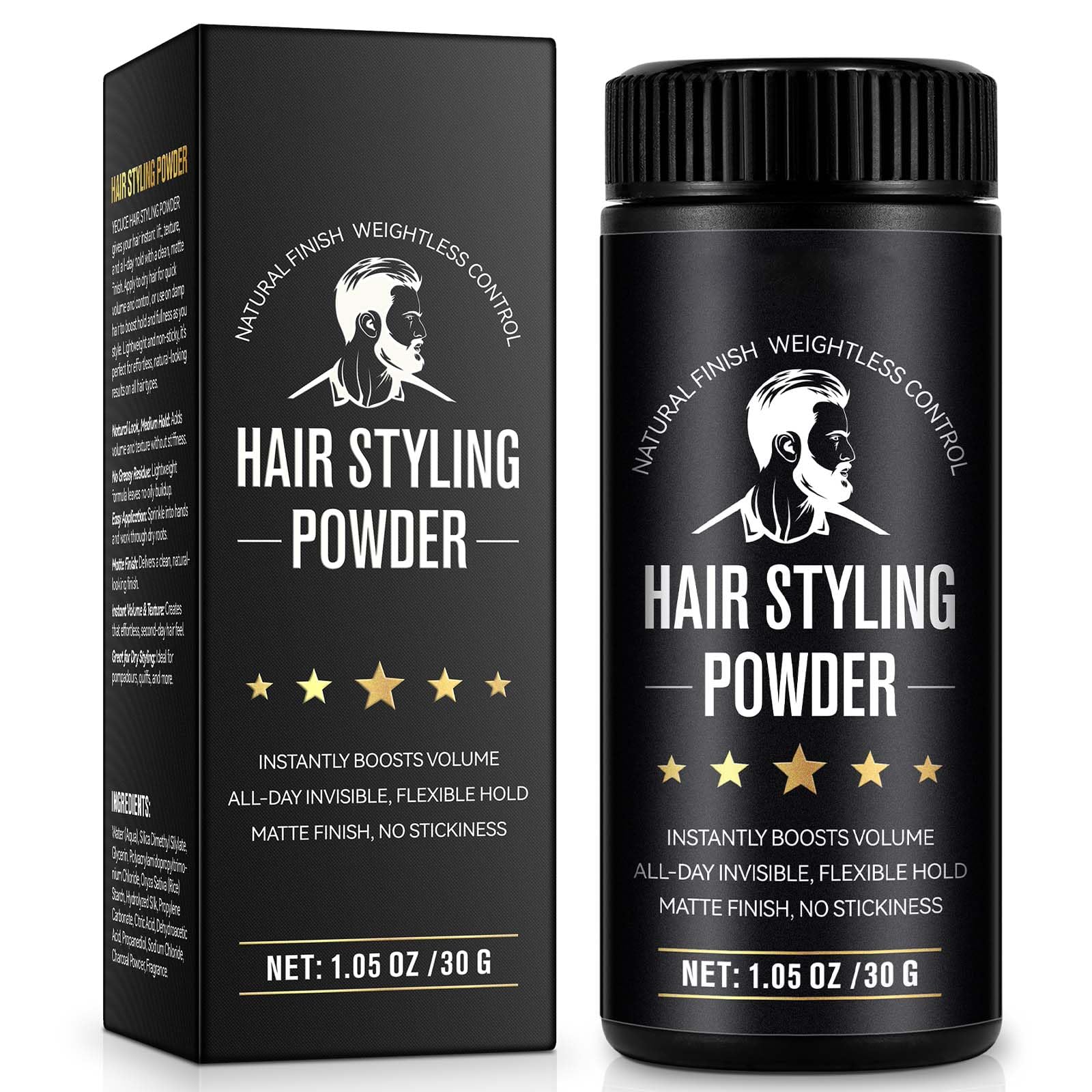 USBSREGARDS hair styling powder volume boost for fuller-looking hair.