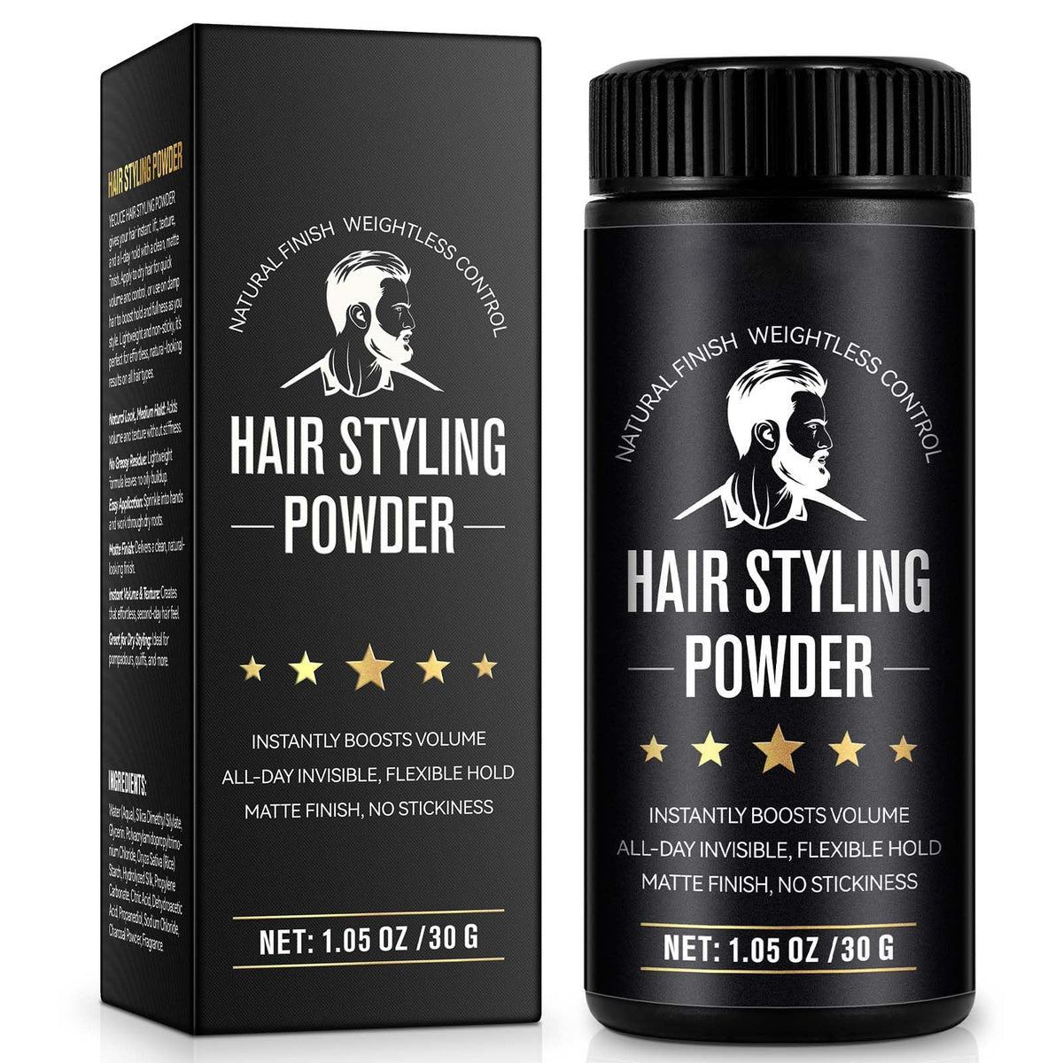 USBSREGARDS hair styling powder volume boost for fuller-looking hair.