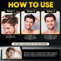USBSREGARDS matte finish powder delivers natural-looking texture.