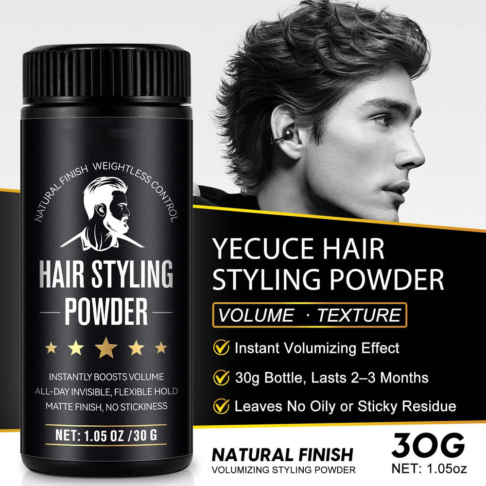 USBSREGARDS versatile powder for various hairstyles with soft feel.