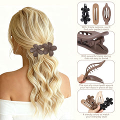 USDNICE strong-spring clips grip firmly for daily wear, driving, or workouts.