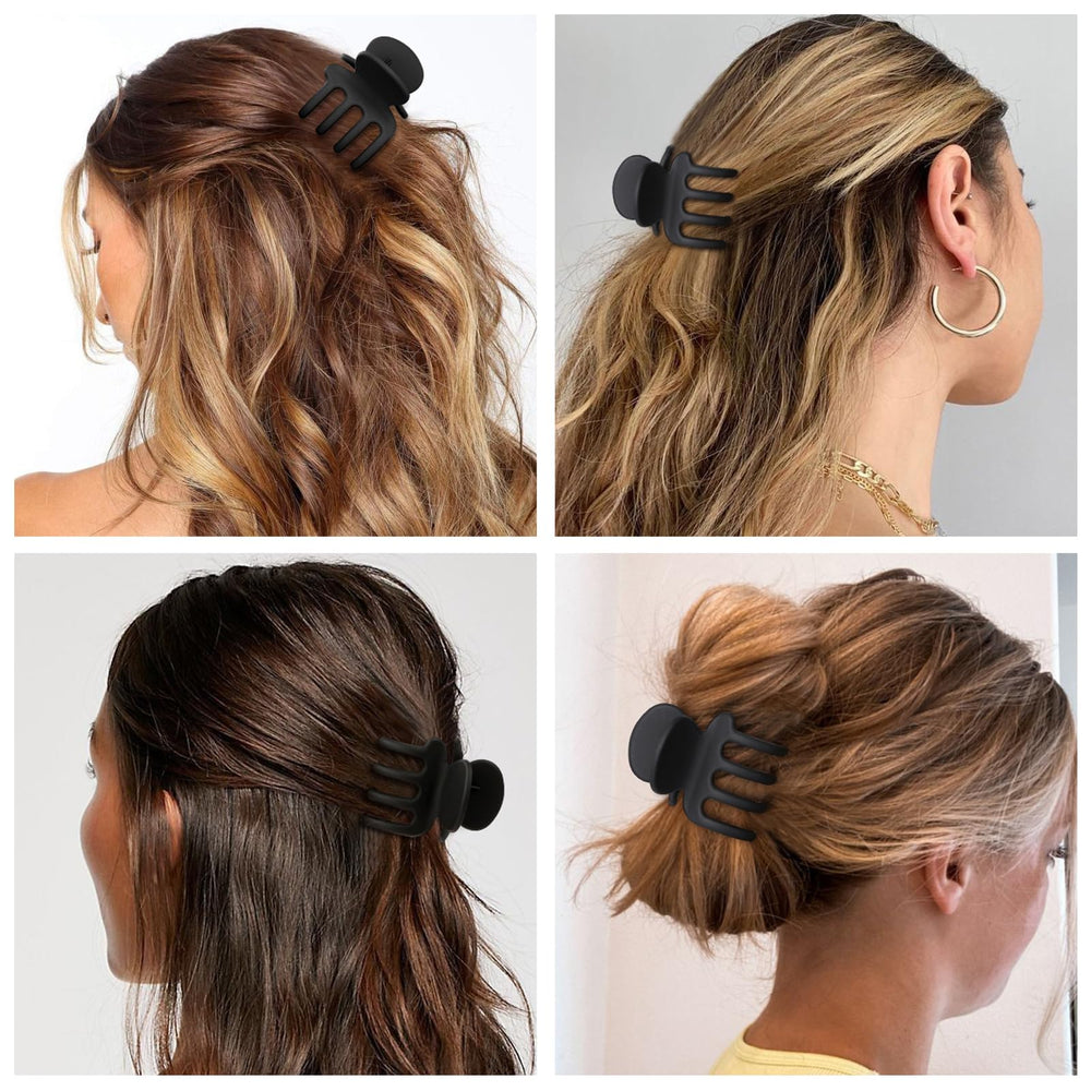 USDNICE easy-to-use clips prevent slipping while styling.
