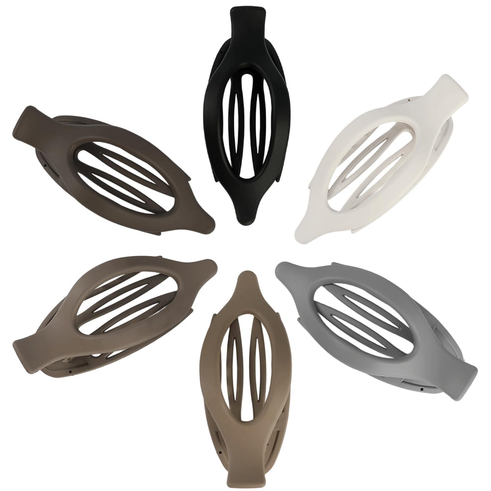 USDNICE lavender matte oval clip for soft, stylish looks