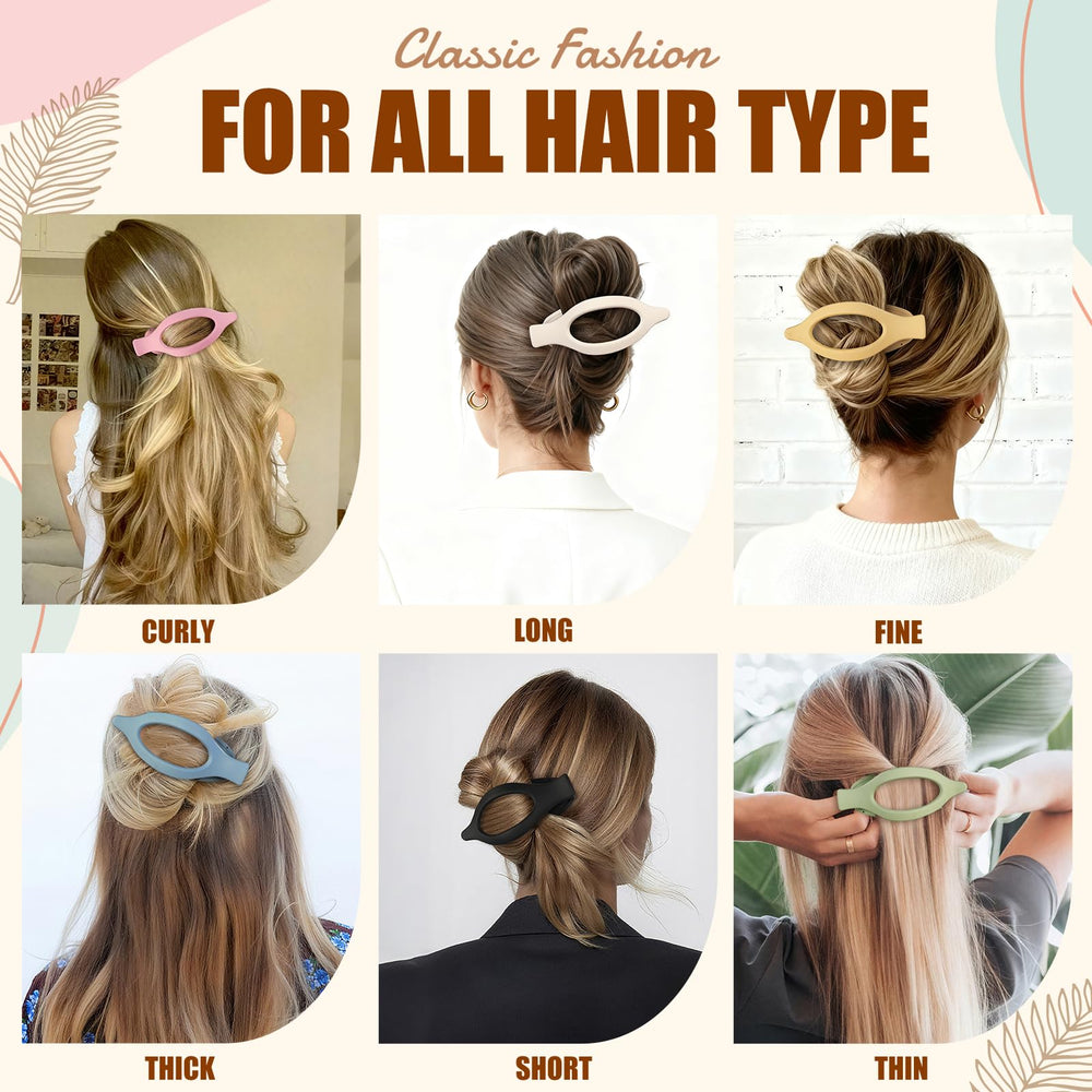 USDNICE flat hair clip suitable for thick or thin hair styling