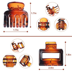 USDNICE ganchos antideslizantes para cabello fino, ideales para levantar peinados simples.