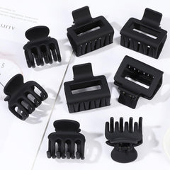 USDNICE matte black hair clip with non-slip grip for all-day wear.