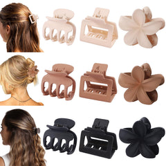 USDNICE pink square claw clip for secure all-day styling.
