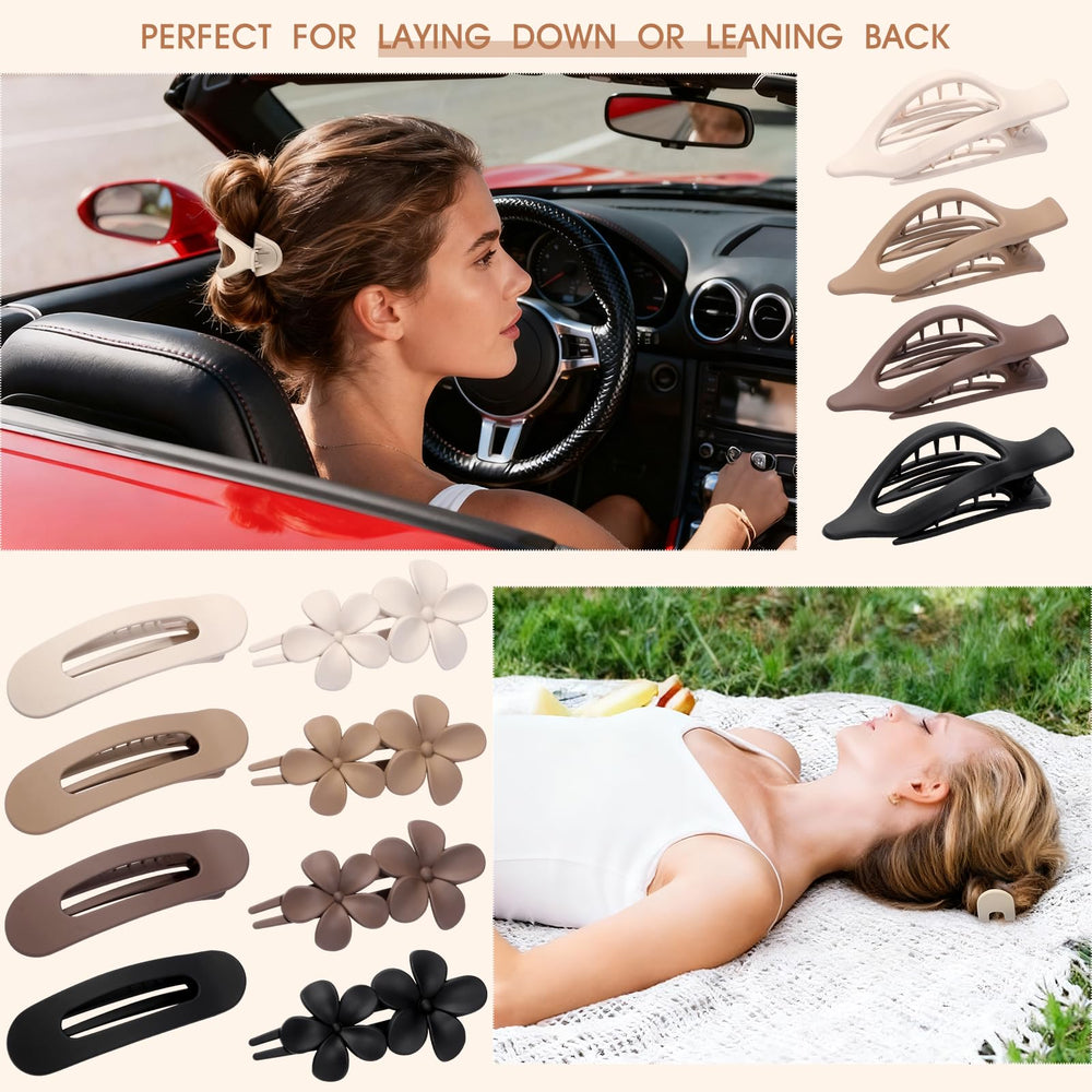 USDNICE lightweight plastic design ensures comfort all day while keeping hair in place.