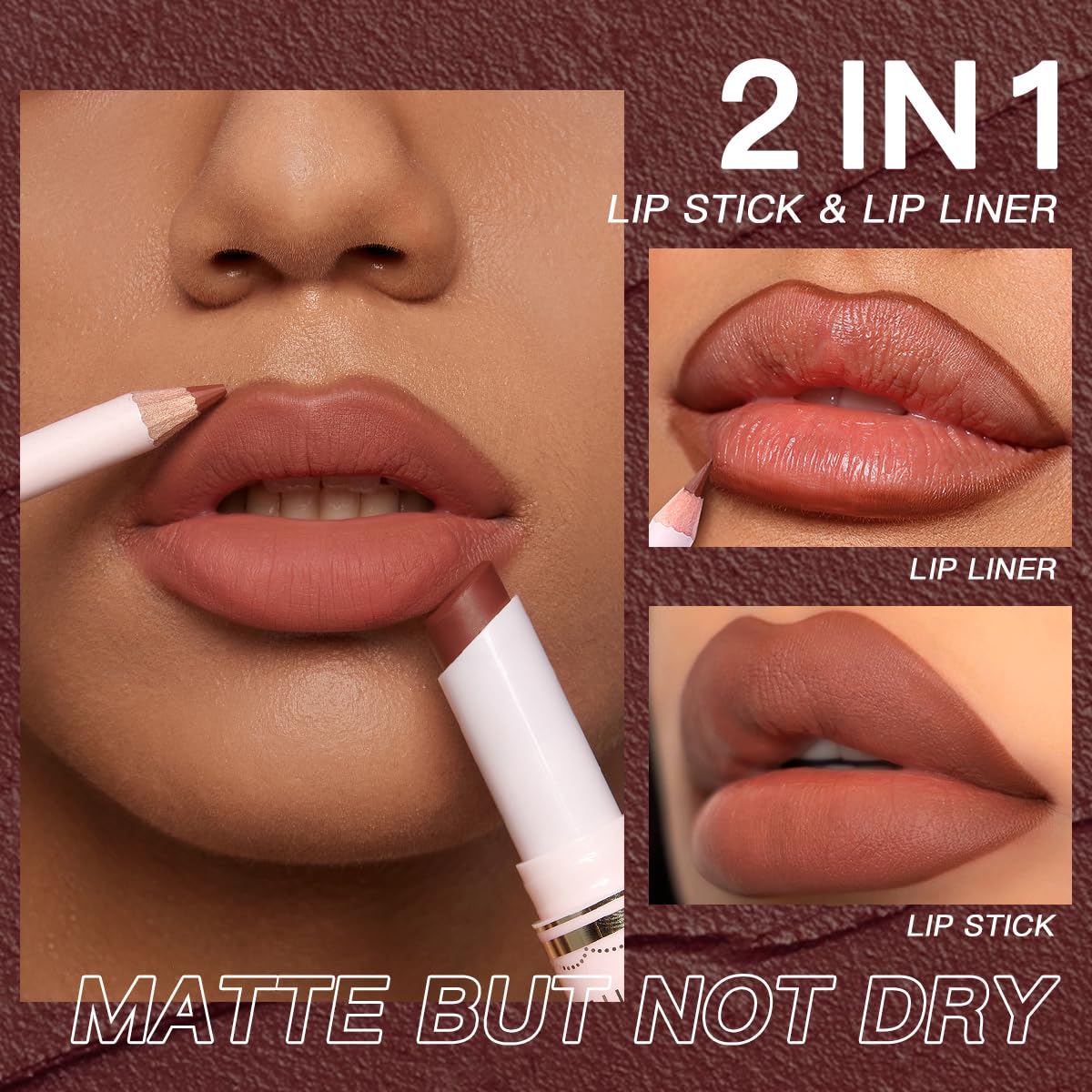 ushas labial mate larga duracion impermeable para color intenso todo el día
