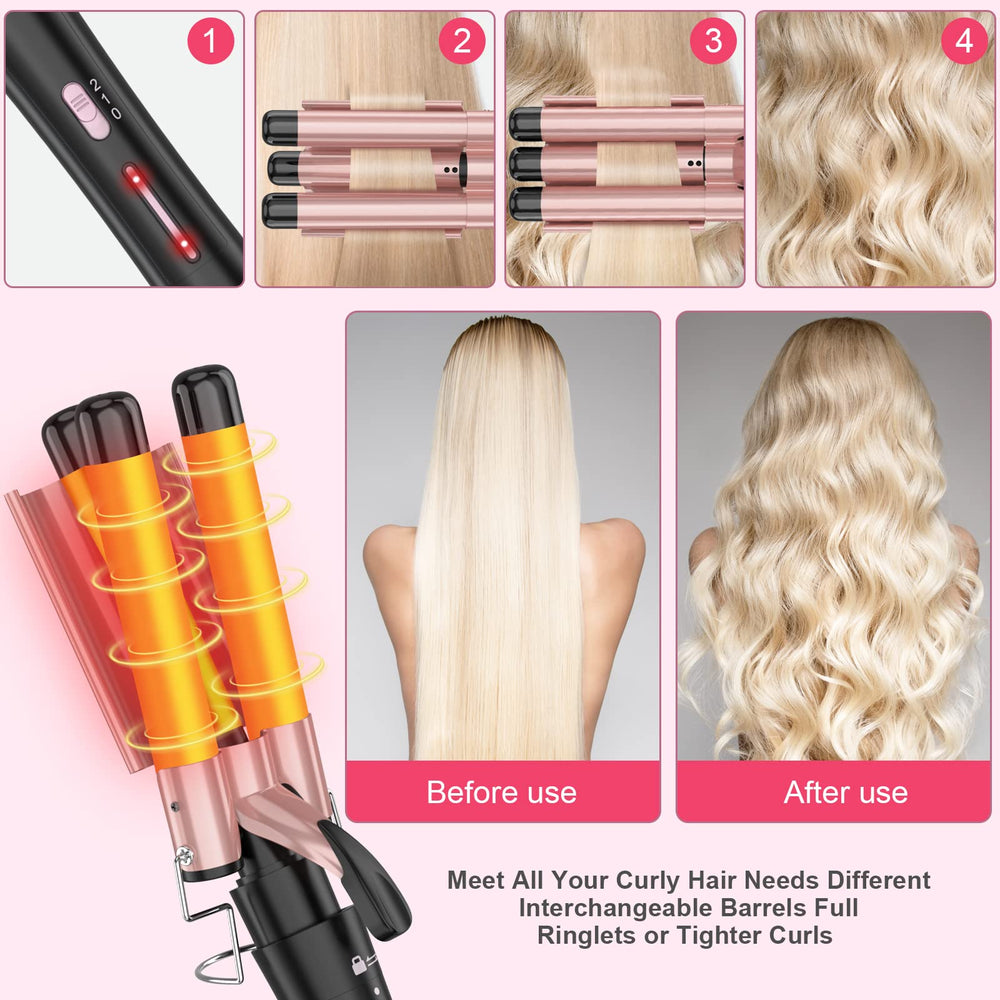 USHOW dual voltage travel-ready wand ideal for on-the-go.