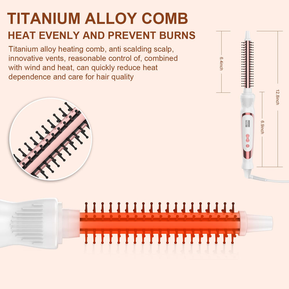 USHOW Thermal Brush dual voltage travel-friendly design for global styling.