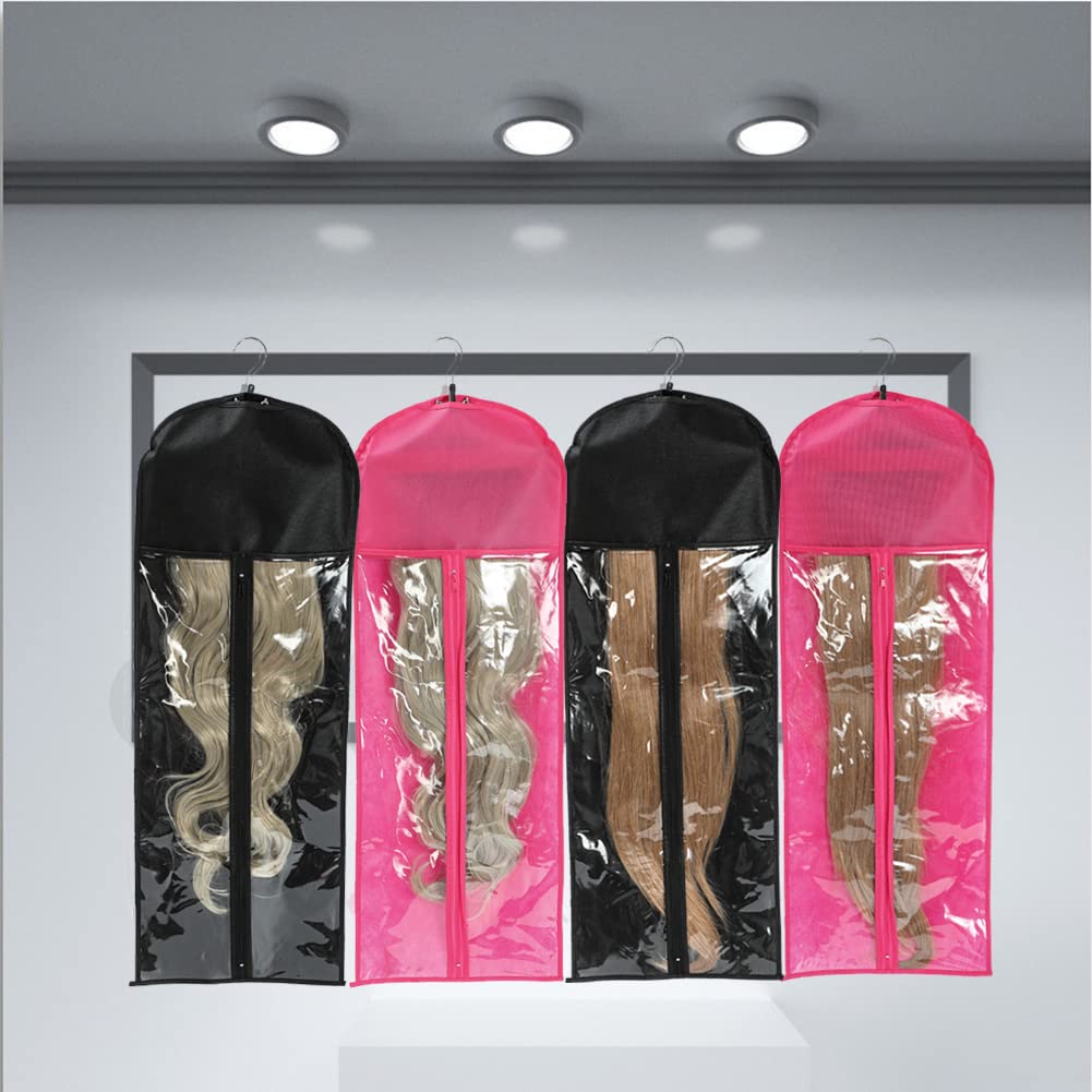 USHUIUS bag holds up to 30 inches of extensions for long styles.