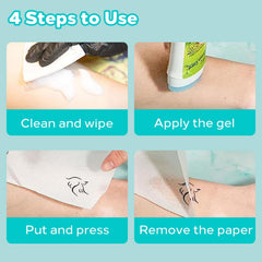 Usiriy grabado nítido y duradero, plantillas claras para tatuaje.