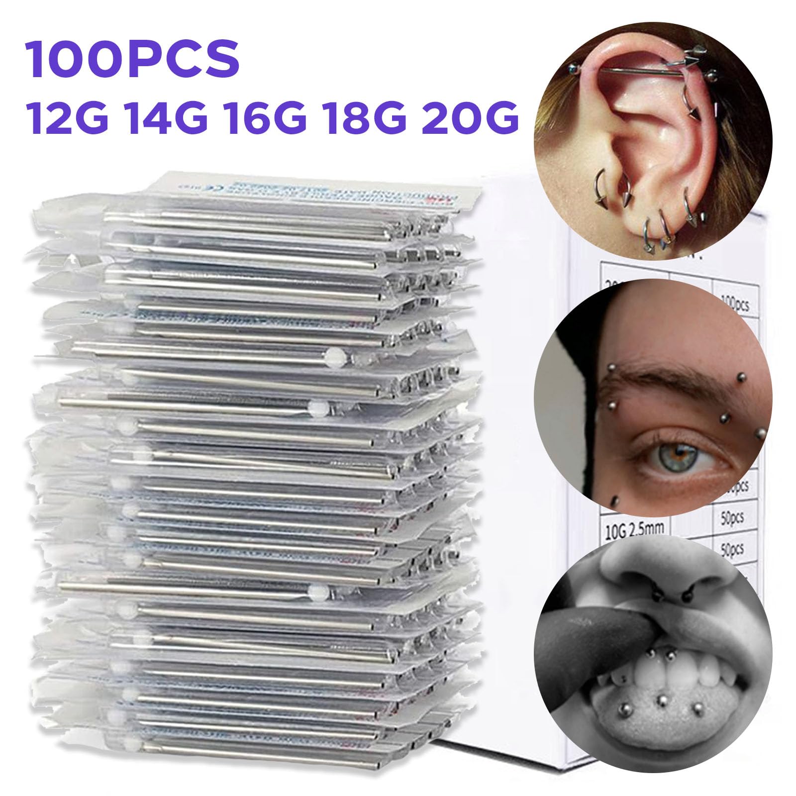 Usiriy individually packaged needles with protective cases for safe handling