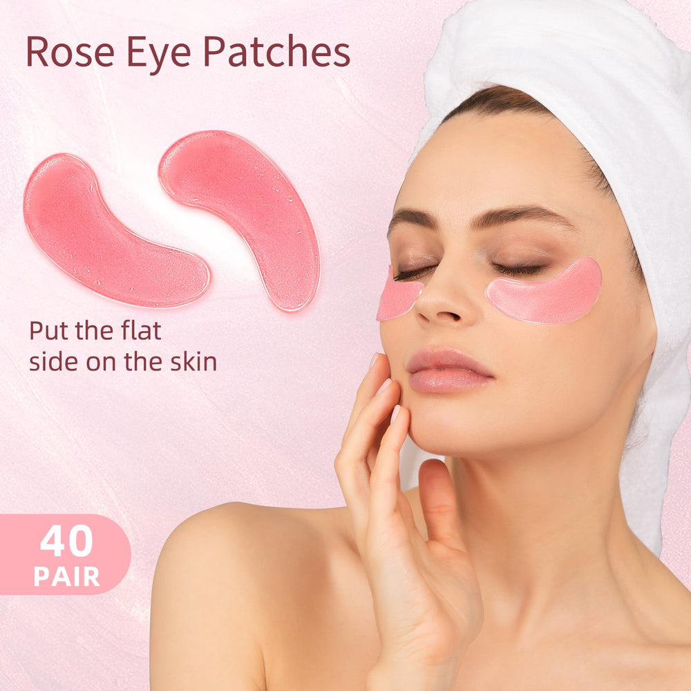 USTELIR parches oculares rosas: empaque individual para higiene y frescura