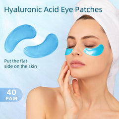 Parches con ácido hialurónico para el contorno de ojos de USTELIR.