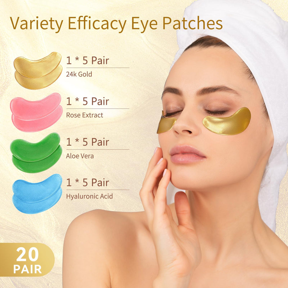USTELIR parches de ojos rosas para iluminar la mirada.